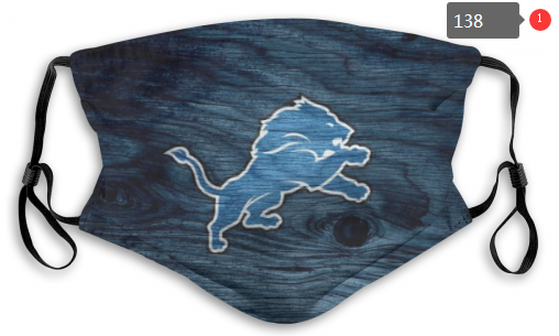 NFL Detroit Lions #7 Dust mask with filter